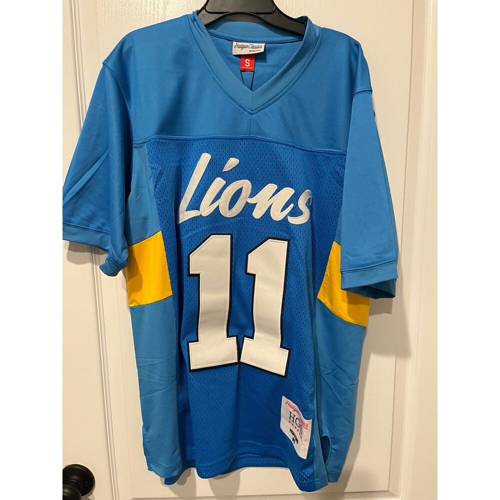 Headgear Classics Lions #11 Hopkins Jersey Blue Size S NWT Football Jersey